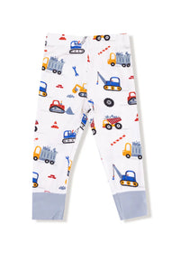 2-Piece L/S Pajama Set - Crayon Construction
