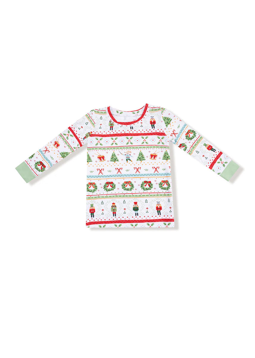 2-Piece L/S Pajama Set - Nutcracker Fair Isle