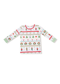 2-Piece L/S Pajama Set - Nutcracker Fair Isle