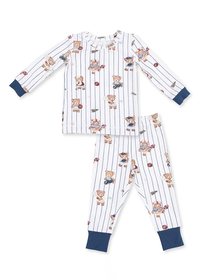 2-Piece L/S Pajama Set - Mixed Sports Bears