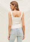 Fair And Square Knit Tank - Ivory