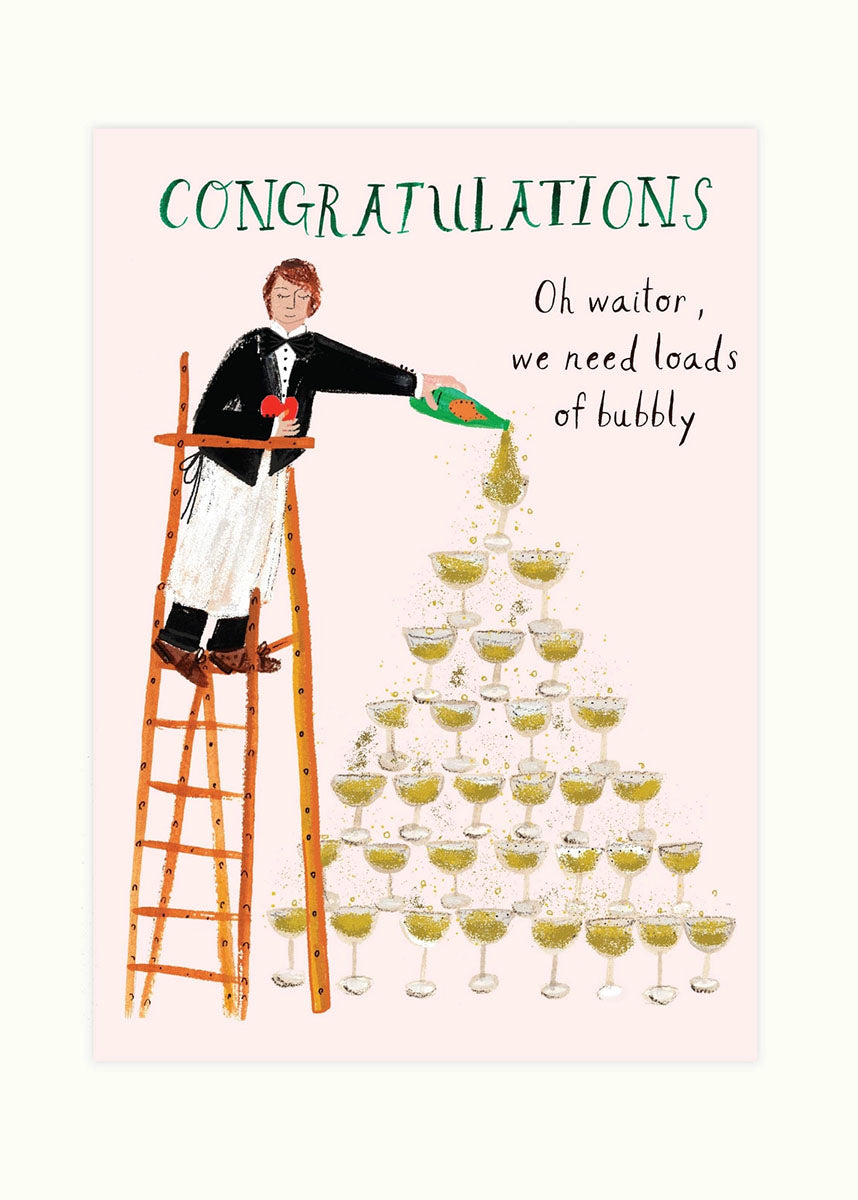 Loads Of Bubbly Congrats Card