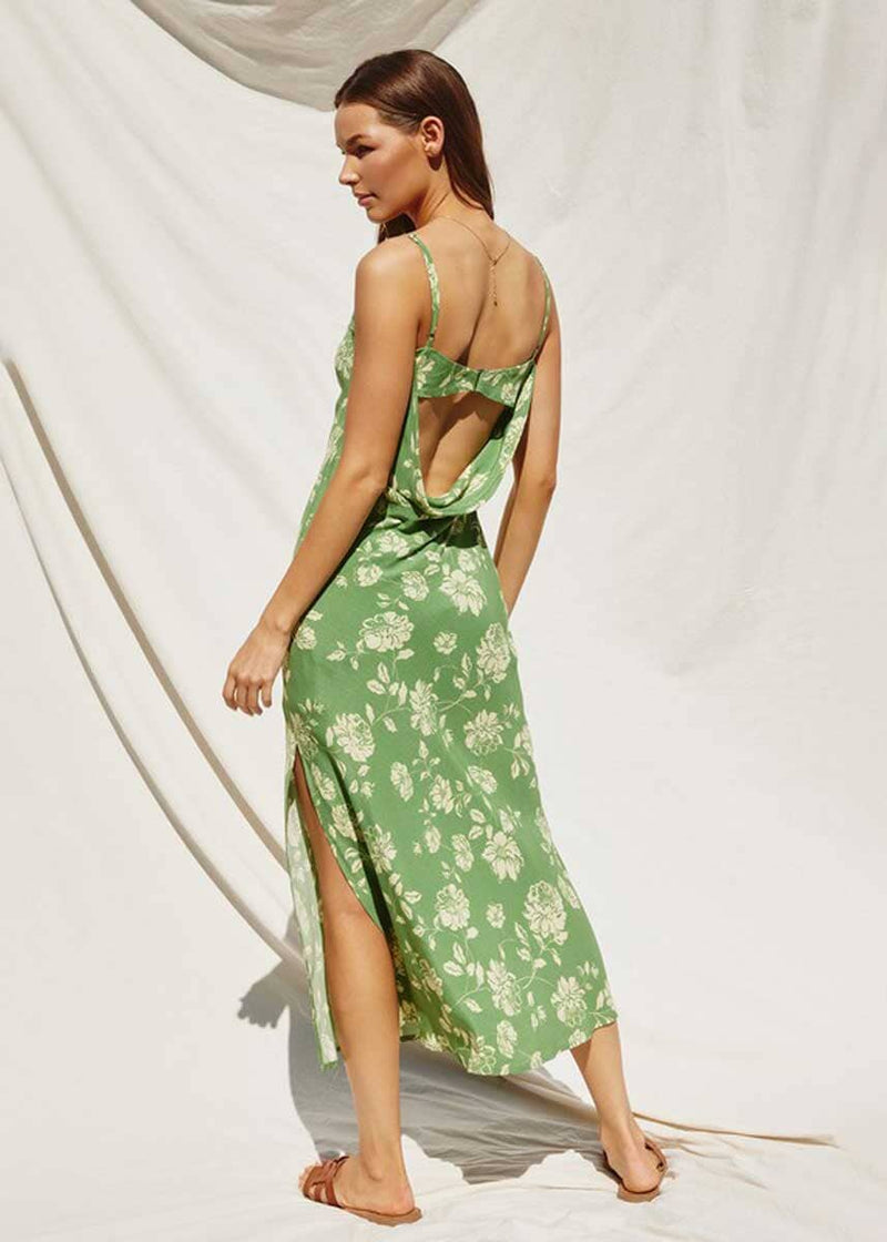 Tropical Dream Maxi Dress - Flora Fern