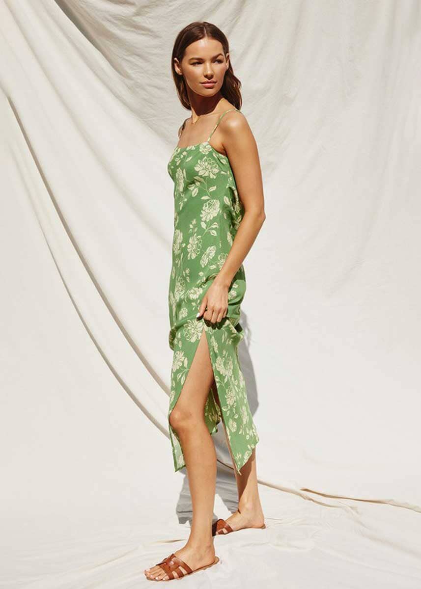 Tropical Dream Maxi Dress - Flora Fern