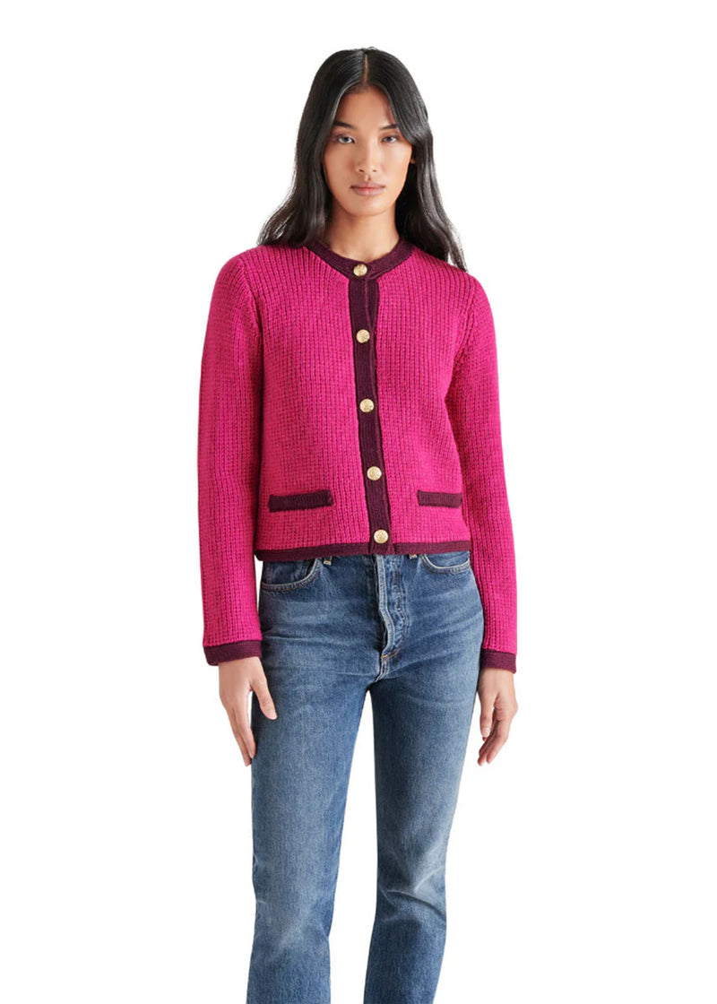 Fantino Sweater Jacket - Fuschia