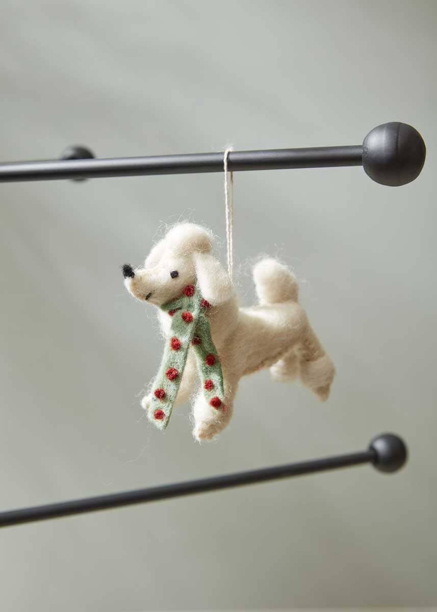 Poodle Doggie Ornament