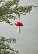 Polka Cap Fungi Ornament