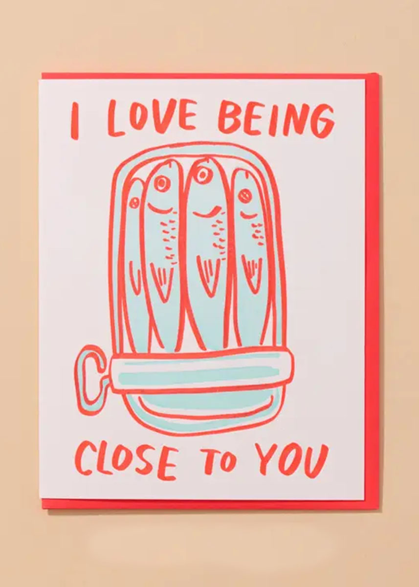 Sardine Love Greeting Card