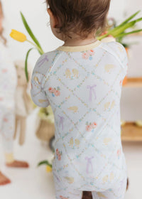 Peep & Petal Zipper Romper