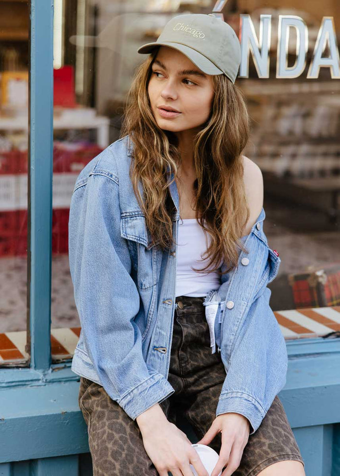 Chicago. Dad Hat - Sage