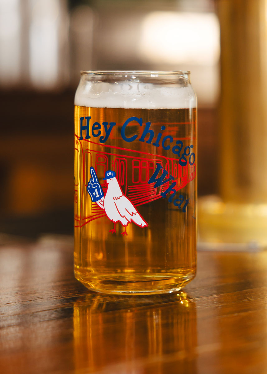Hey Chicago Can Glass