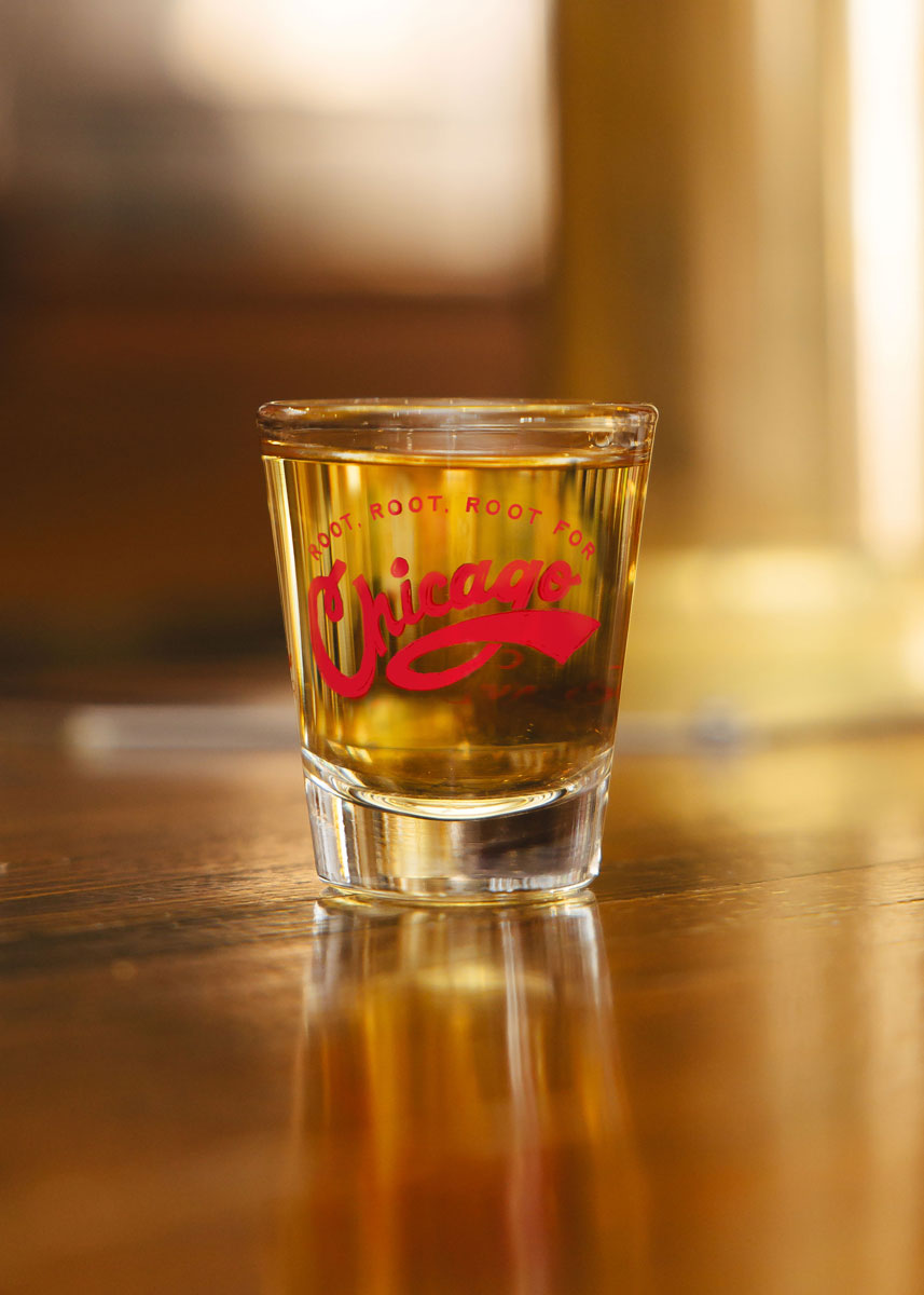 Root, Root, Root For Chicago Shot Glass