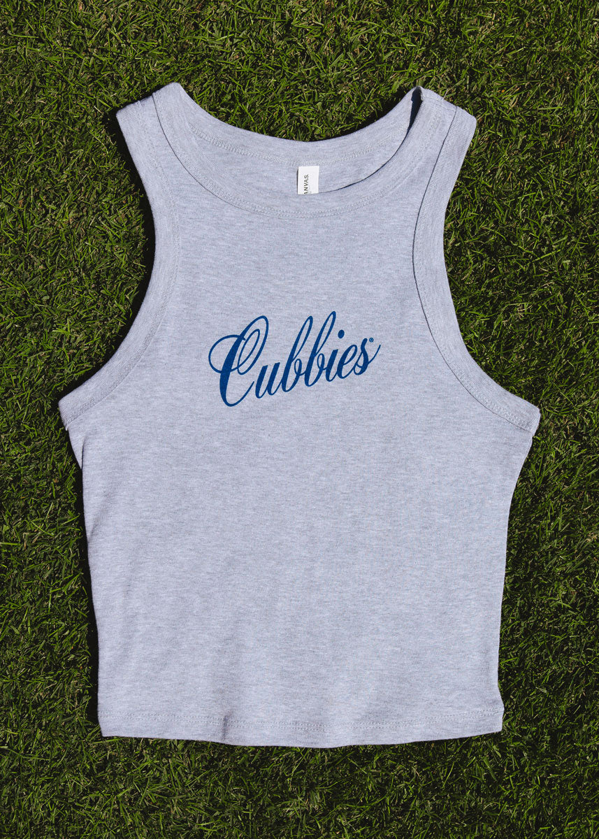 Cubbies Script Baby Tank