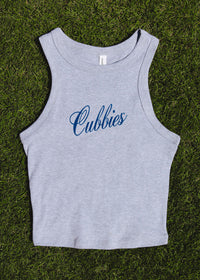 Cubbies Script Baby Tank