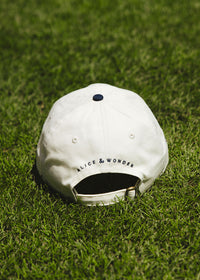 Meet Me In The Bleachers Dad Hat - Ivory & Navy