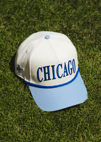 Chicago Two-Tone Rope Hat - Light Blue & Royal