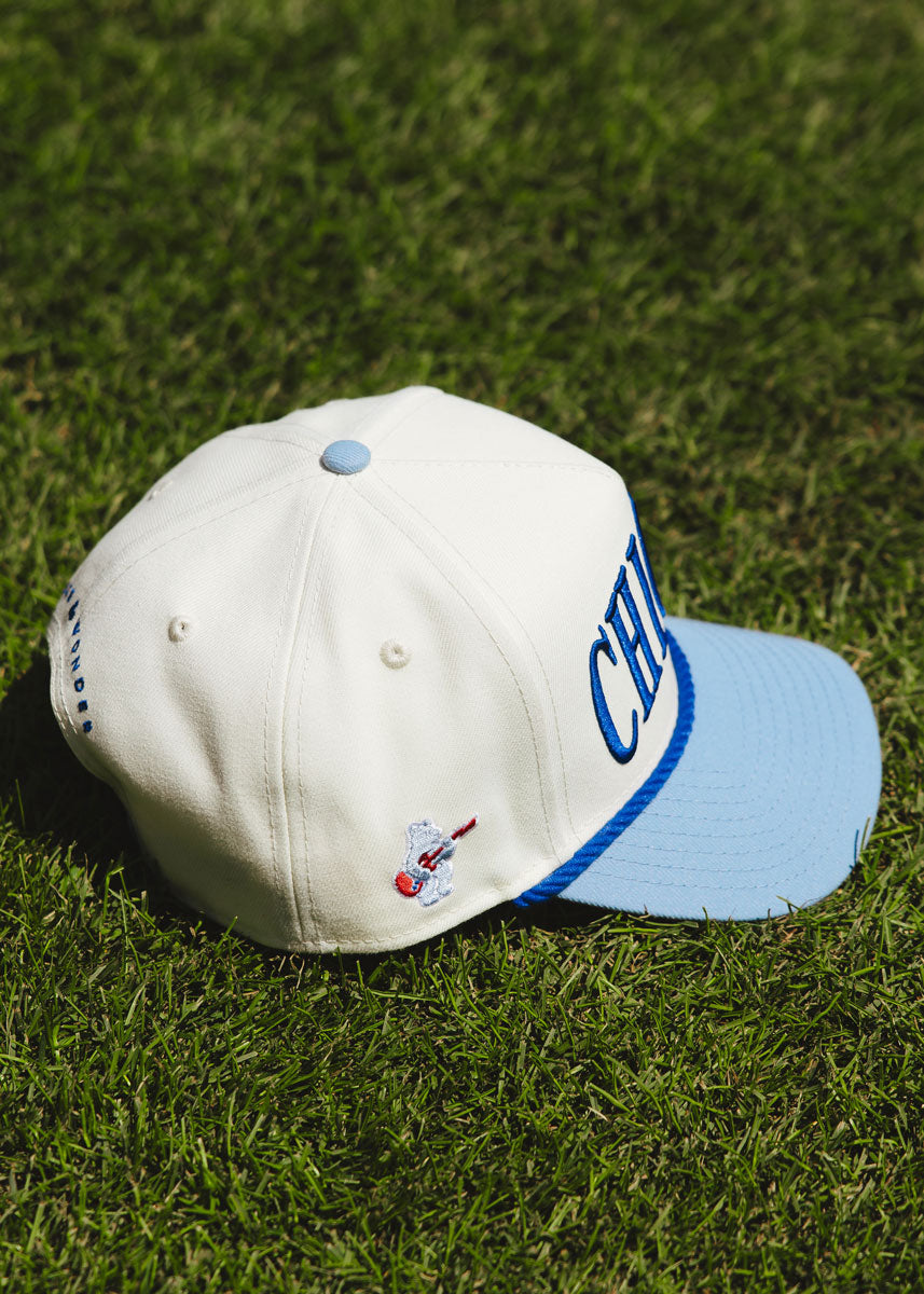 Chicago Two-Tone Rope Hat - Light Blue & Royal