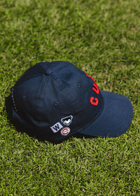 Cubs Felt Applique Dad Hat - Navy