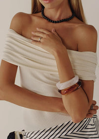 Frame Bangle - Cognac