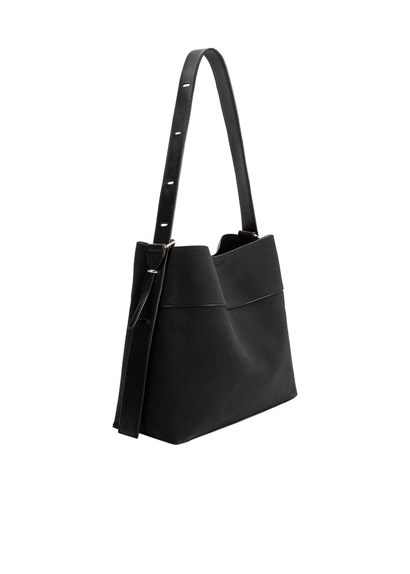 Stormie Vegan Tote - Black