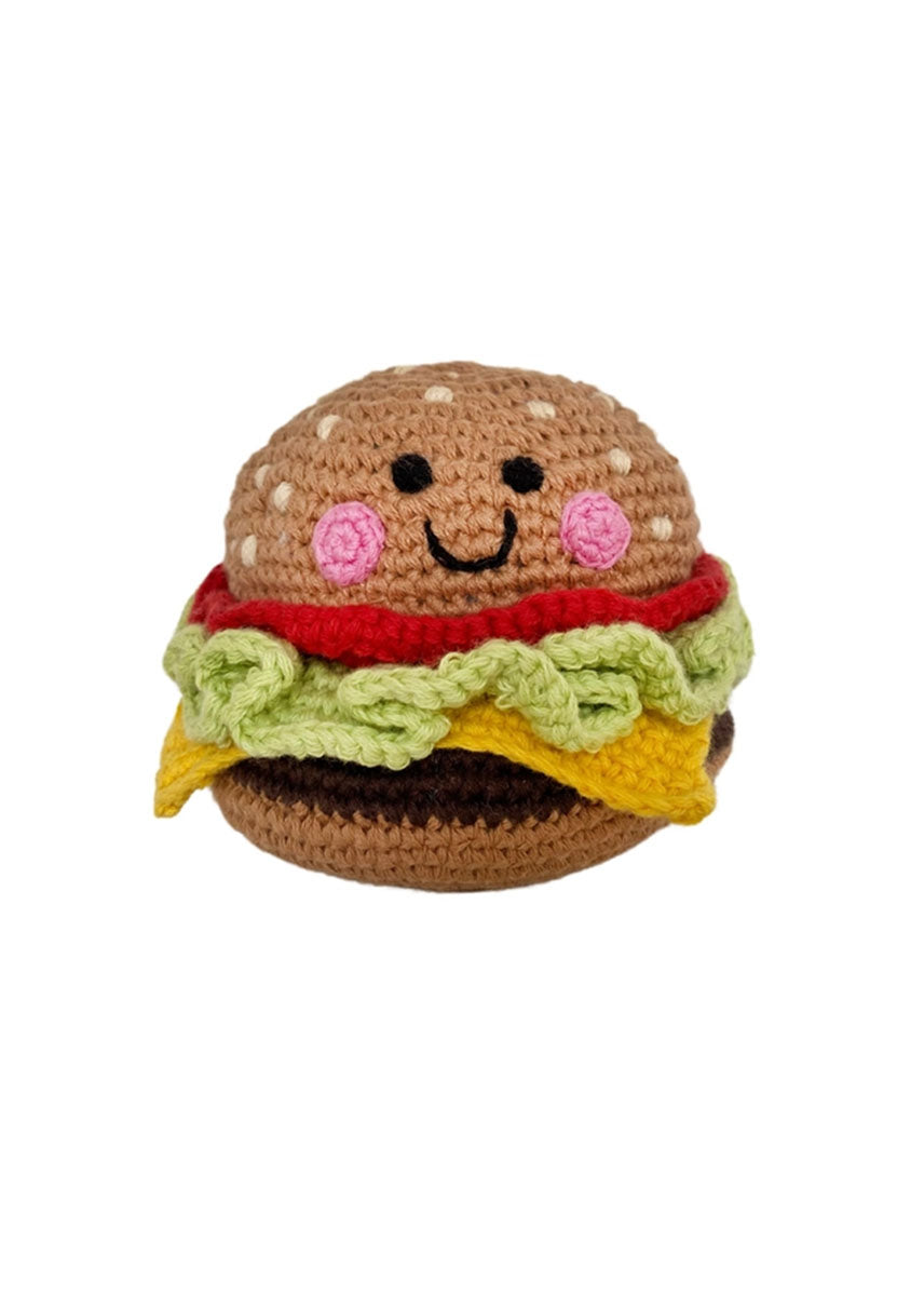 Plush Burger Rattle