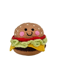 Plush Burger Rattle