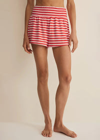 Dawn Stripe Short - Lychee