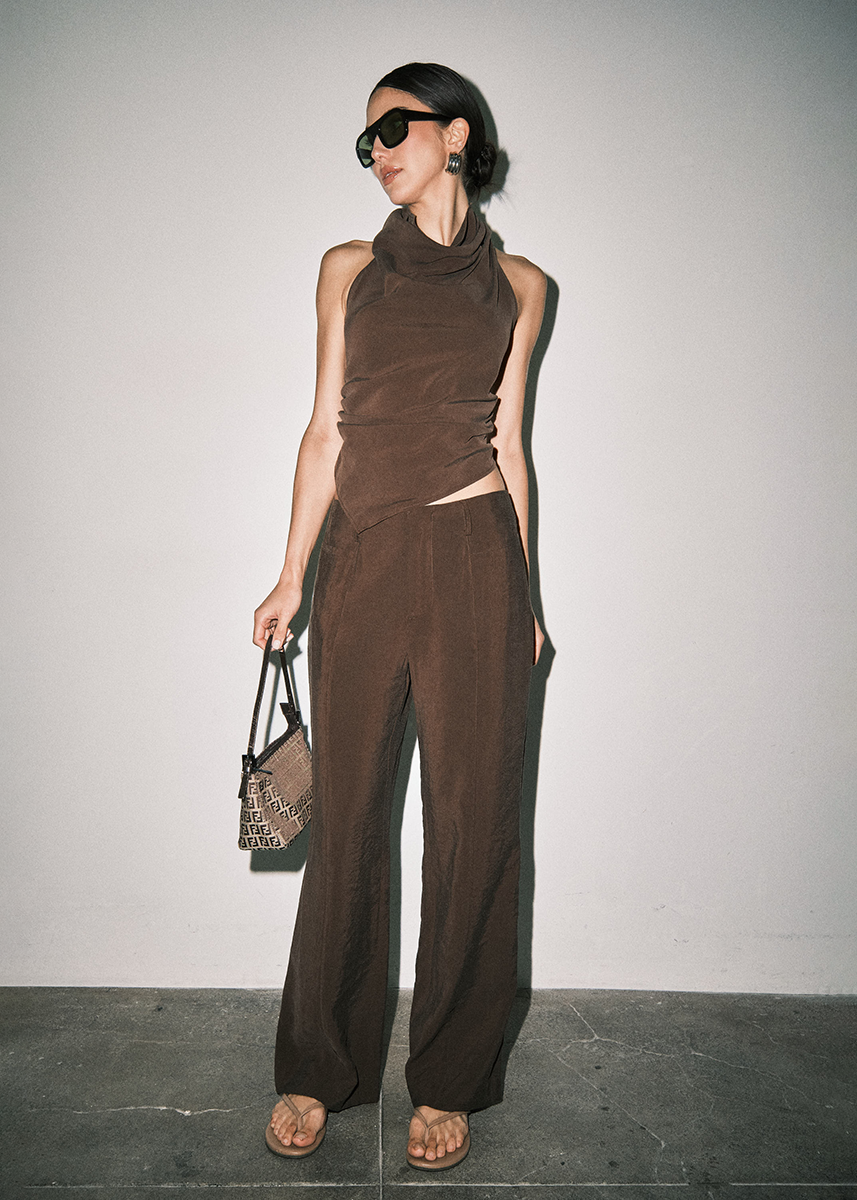 Drea Tank Top - Brown