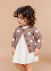 Flower Cardigan - Tan