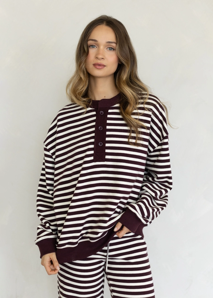 Leona Top - Maroon