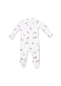 2-Way Zipper Footie - Explorer Puppy Blue