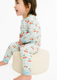 Bamboo Two-Piece Jammies Set - Cherry Picnic