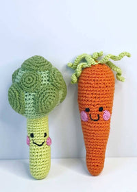 Plush Carrot Rattle