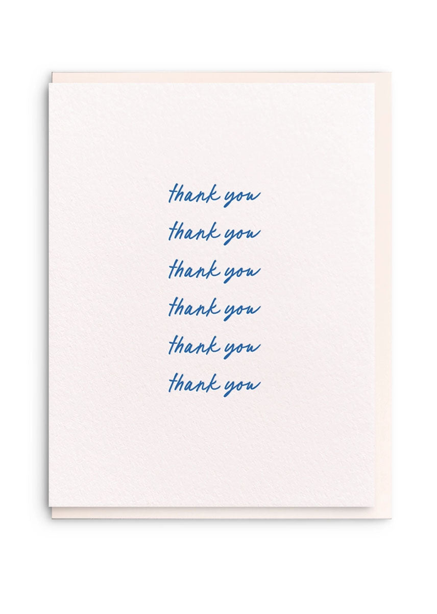 Thank You Script Card