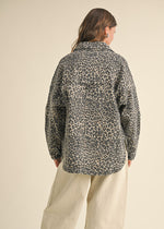 Liam Stretch Shacket - Leopard