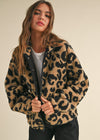 Holland Sherpa Jacket - Leopard