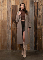 Mirela Longline Coat - Mocha