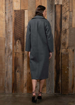 Mirela Longline Coat - Charcoal