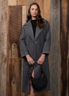 Mirela Longline Coat - Charcoal