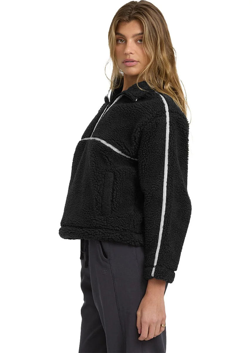 Getting Warm Sherpa Half-Zip - Blasted Blue