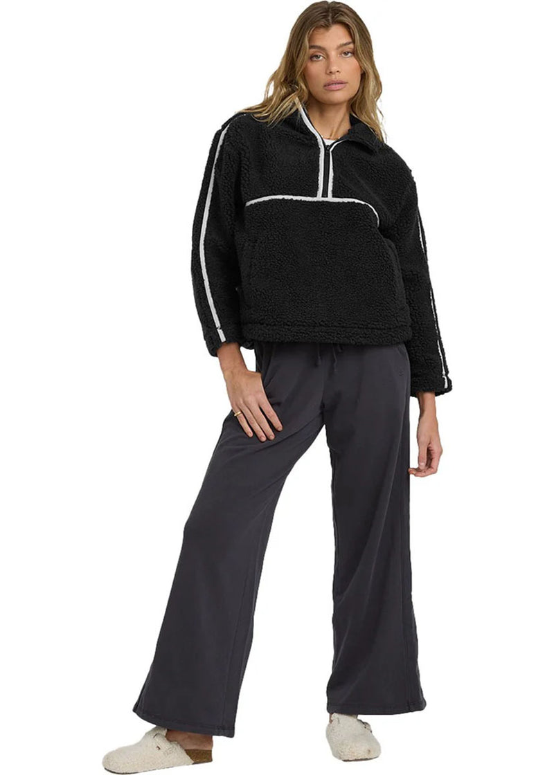 Getting Warm Sherpa Half-Zip - Blasted Blue