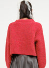 Rachel Oversized Cardigan - Red