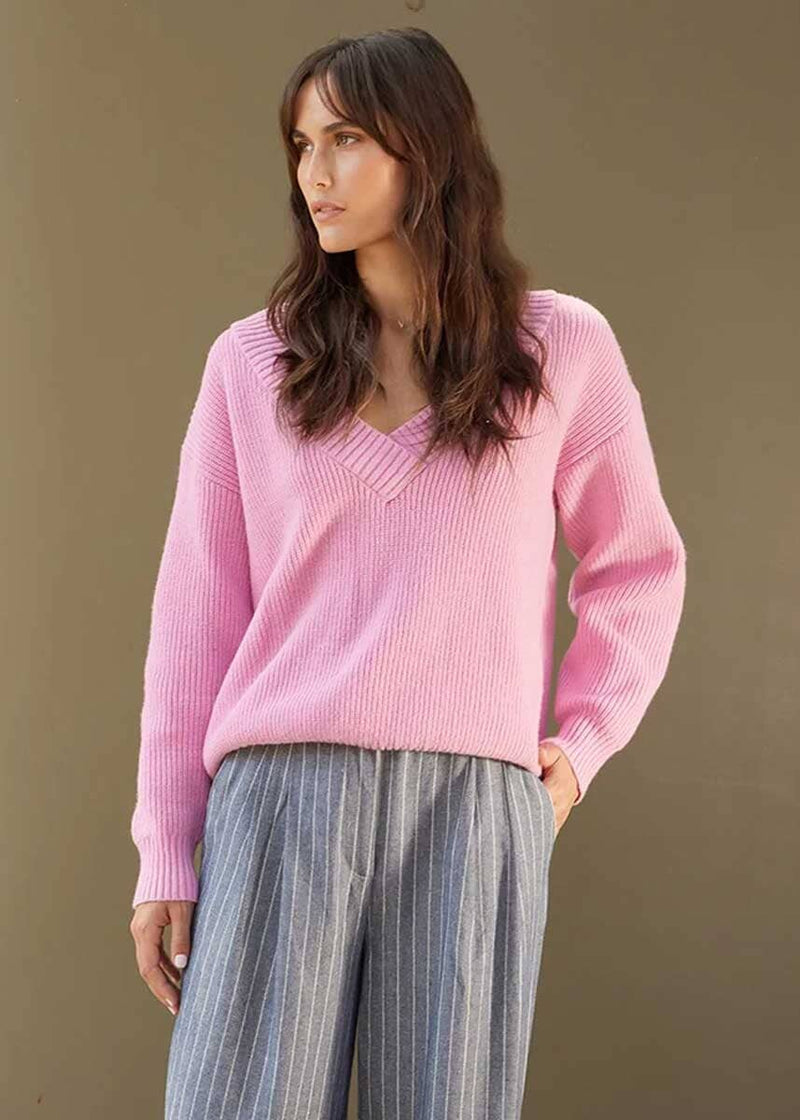 Yoli Knit Sweater - Pink