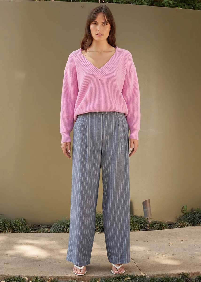 Yoli Knit Sweater - Pink