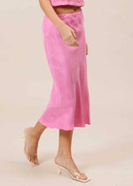 Adonia Bias Skirt - Pink