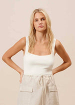 Santorini Knit Top - White