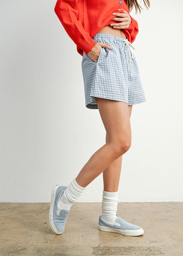 Kiah Striped Boxer Short - Blue