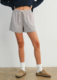 Elissa Striped Short - Brown Multi