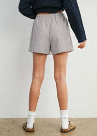 Elissa Striped Short - Brown Multi