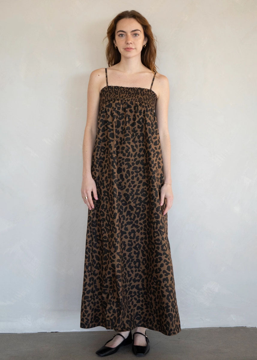 Marty Maxi Dress - Leopard